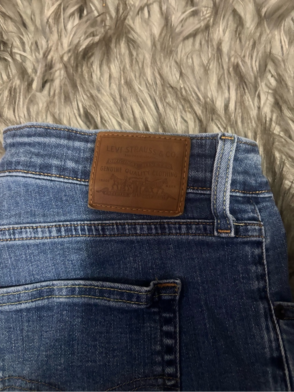 Levi’s 721 High Rise Skinny Denim Jeans Size 31 - Picture 5 of 7